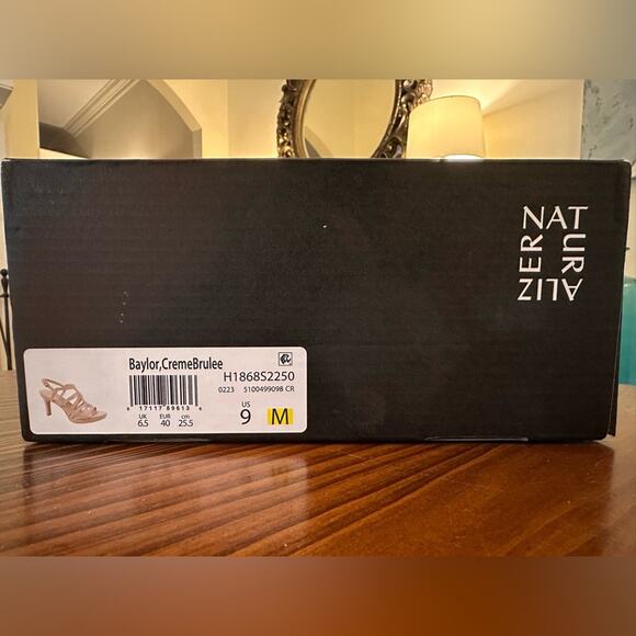 Naturalizer Baylor CremeBrulee/Nude Beige Strappy Heels. Size 9M. Worn Once - Picture 16 of 16